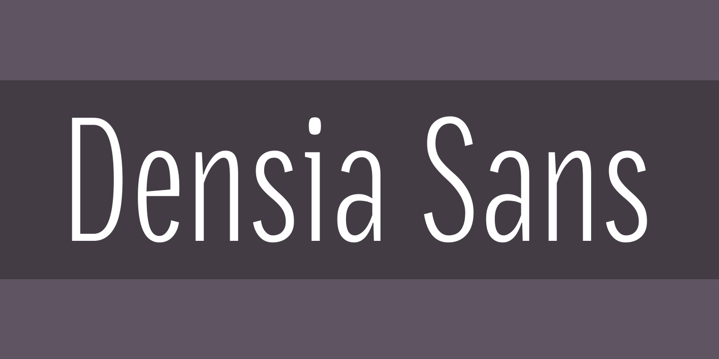 Densia Sans Font preview